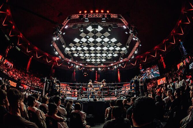 Muay Thai Boxing Match Tickets at Rajadamnern Stadium in Bangkok - Production value: lighting, MC energy, and crowd intensity