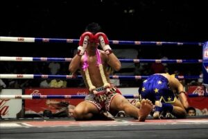 Muay Thai Boxing Show with Ringside Seats at Rajadamnern Stadium - Your Ticket Value: More Than a Seat, It’s Proximity