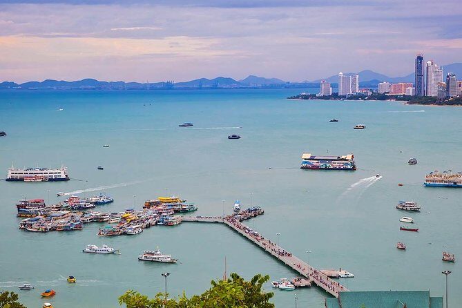 Pattaya City Tour : Big Buddha, Viewpoint & Gems Gallery - Stop 3: Khao Pattaya Viewpoint and the Wat on the Hill