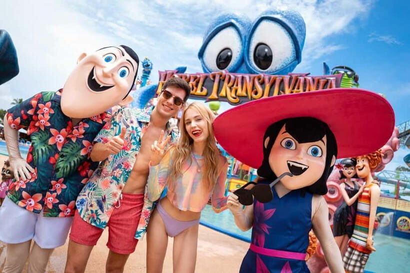 Pattaya: Columbia Pictures Aquaverse Entry Ticket - Movie Zones First: How the Theming Actually Helps Your Day