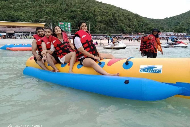 Pattaya : Coral Island Tour by Speedboat with Indian Lunch & Pick Up from Hotel - The Pattaya Beach marine stop: optional extras, built-in sales time risk