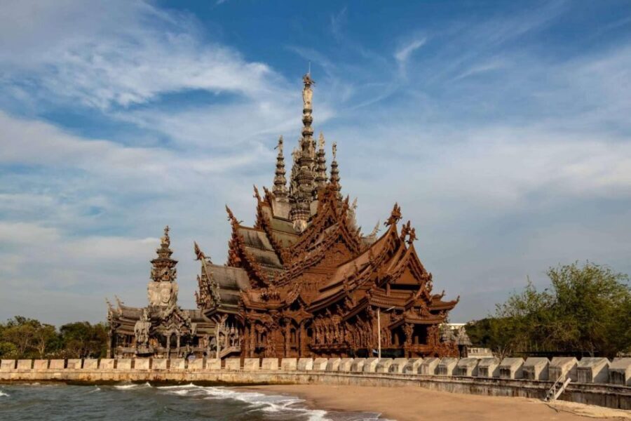 Pattaya: The Sanctuary of Truth Admission Ticket - Stepping into a wood temple built from meaning