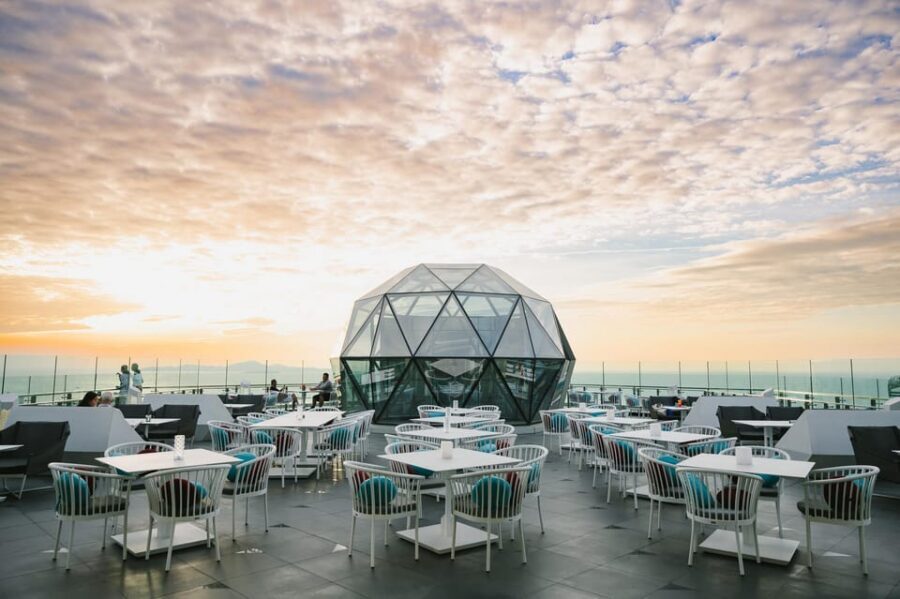 Pattaya: The Sky 32 at Grande CentrePoint Hotel - Price and value: $31 per person for a rooftop setting
