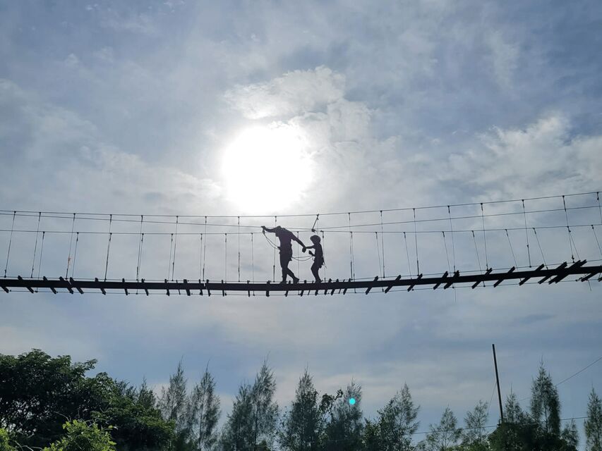 Pattaya: Zipline Adventure with 25 Platforms w/ Kids Option - Buddha Mountain from above: the best view moments on the course