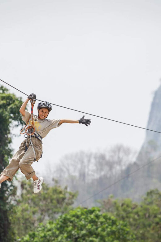 Pattaya: Zipline Adventure with 25 Platforms w/ Kids Option - The 25-platform zipline run: what the ride feels like
