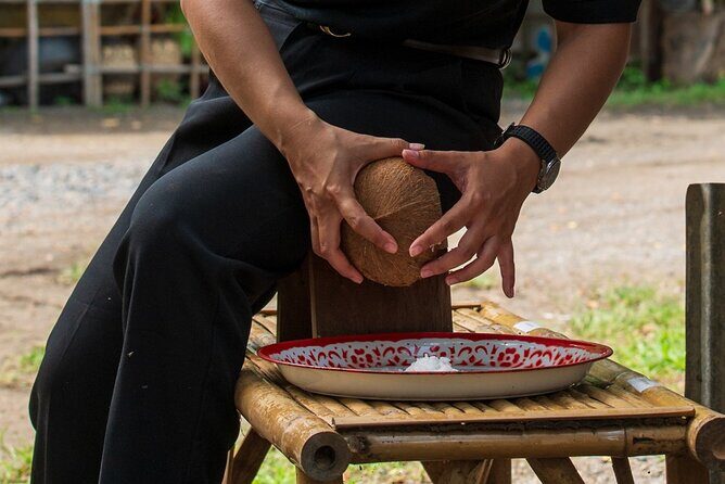 Plough to Plate: Be A Rice Farmer in Phetchaburi from Hua Hin - Cooking rice crackers and making snacks from your work