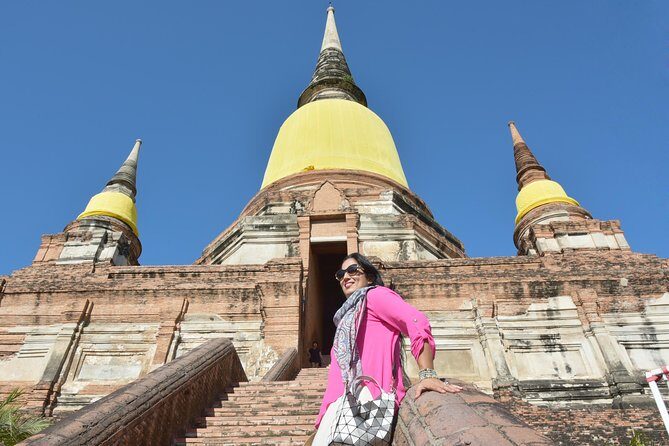 Private Excursion to Ayutthaya, UNESCO World Heritage site with Boat Tour - Wat Yai Chaya Mongkol and Wat Mahathat: the “sacred + surprising” combo