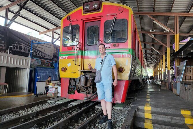 Private Maeklong Railway Market and Amphawa Day Tour from Bangkok - Mae Klong Railway Market: seeing commerce share the tracks