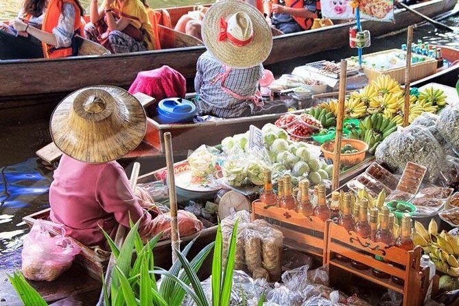 Private Tour: Floating Markets and Bridge on River Kwai Day Trip from Bangkok - Damnoen Saduak floating markets: canal shopping, boat-to-stalls momentum, and the extra boat choice