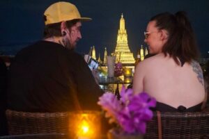 Private Tuktuk Night life in Bangkok (Night Time) - Banthat Thong Road: your street-food dinner is the heart of the evening
