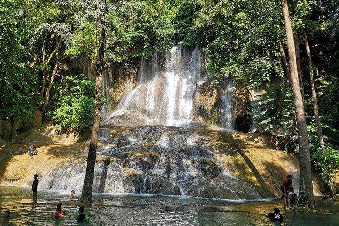 River Kwai Tour 2 Day with overnight in Floating Hotel Private Trip from Hua Hin - Sai Yok National Park and Madatara Raft House: The Overnight Portion