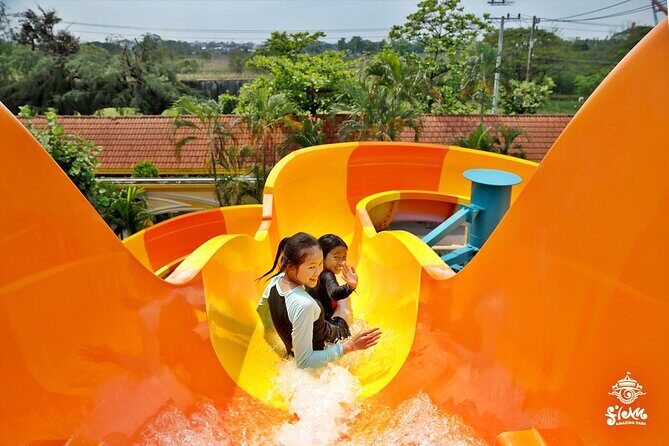 Siam Park Water and Theme Park Bangkok - Amusement side: coasters, Africa Adventure, and Jurassic Adventure