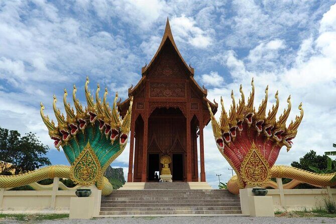 Stunning Ao Manao Bay & Prachuabkirikhan Private Guided Tour of Hua Hin - Ao Manao Beach: swimming at a public coast inside a military base