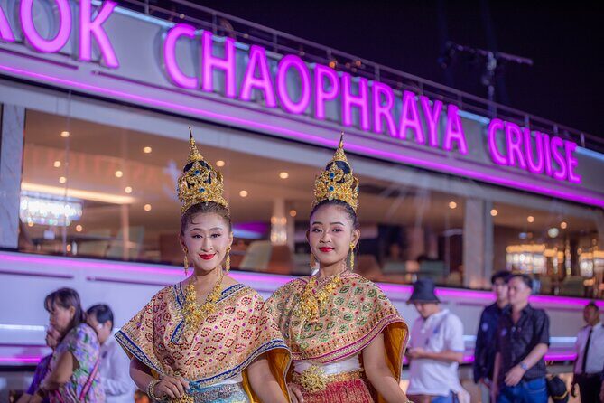 The Newest Luxury 5-Star Bangkok Chao Phraya Dinner Cruise - Thai classical dance, live music, and the fireworks moment