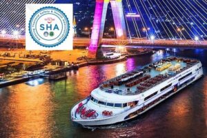 The White Orchid: Chao Phraya Dinner Cruise Experience - What you see from the river: Wat Arun, the Grand Palace, Rama VIII Bridge, and Royal Barges