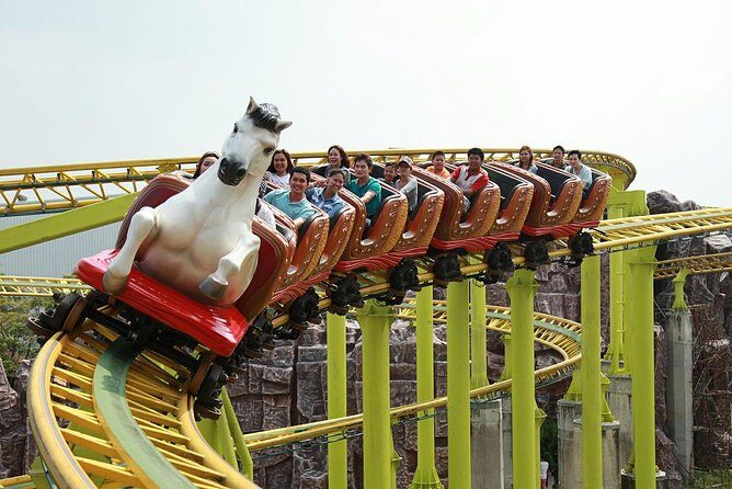 Thrilling Rides & Free Buffet at Siam Amazing Park, Bangkok - The zones: how to match rides to your group