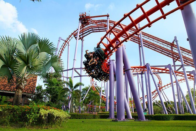 Thrilling Rides & Free Buffet at Siam Amazing Park, Bangkok - Drop, spin, and coaster action: what makes the thrills feel complete