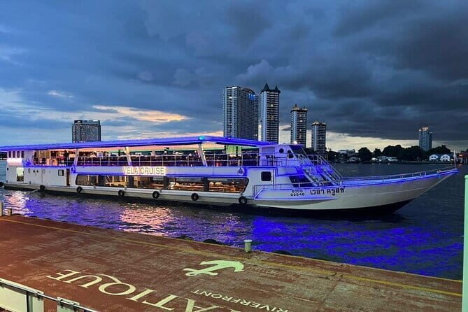 Vela Dinner Buffet Cruise with Bangkok Night Views and Shows - Key points to know before you book this Chao Phraya dinner cruise