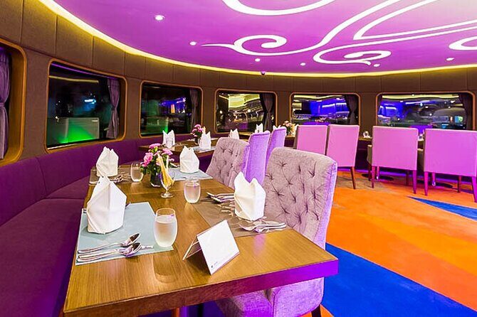 Wonderful Pearl: Evening Dinner Cruise on Chao Phraya River - Chao Phraya night views: Grand Palace, Wat Arun, and Rama VIII Bridge