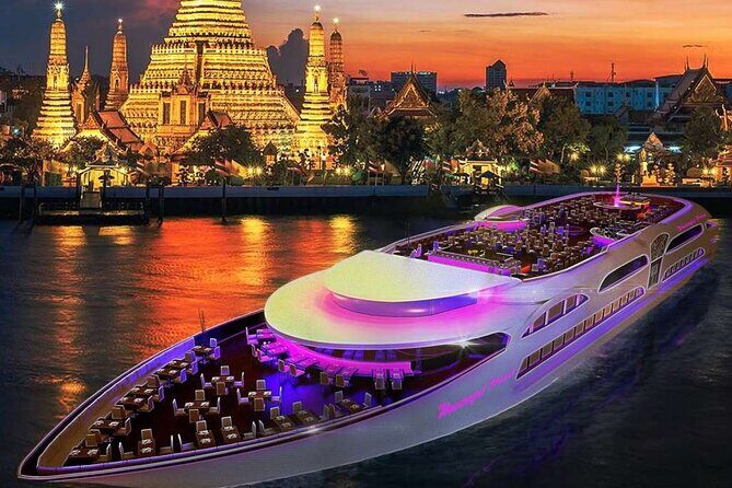 Wonderful Pearl: Evening Dinner Cruise on Chao Phraya River - Live music and Thai entertainment: great, but the clock is real